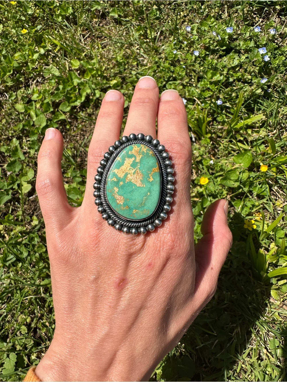 Ernest Roy Begay Royston Turquoise Ring
